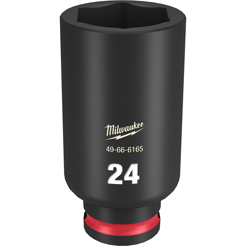 Picture of SHOCKWAVE Impact Duty™ 3/8" Drive 6 Point Socket, Deep, Metric, 24mm