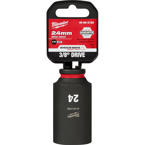 Picture of SHOCKWAVE Impact Duty™ 3/8" Drive 6 Point Socket, Deep, Metric, 24mm