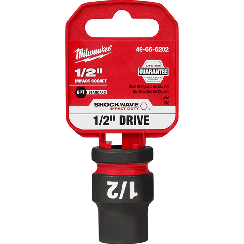 Picture of SHOCKWAVE Impact Duty™ 1/2" Drive 6 Point Socket, Standard, SAE, 1/2"