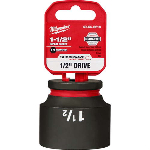 Picture of SHOCKWAVE Impact Duty™ 1/2" Drive 6 Point Socket, Standard, SAE, 1-1/2"