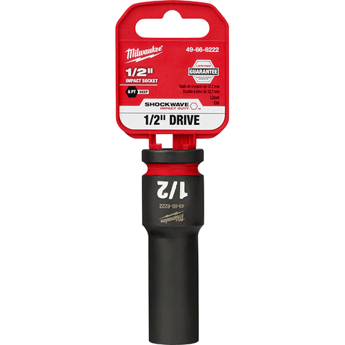 Picture of SHOCKWAVE Impact Duty™ 1/2" Drive 6 Point Socket, Deep, SAE, 1/2"