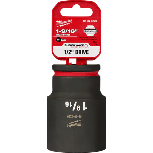 Picture of SHOCKWAVE Impact Duty™ 1/2" Drive 6 Point Socket, Deep, SAE, 1-9/16"