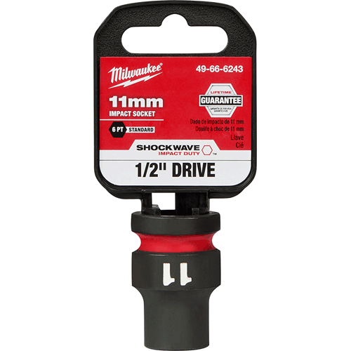Picture of SHOCKWAVE Impact Duty™ 1/2" Drive 6 Point Socket, Standard, Metric, 11mm