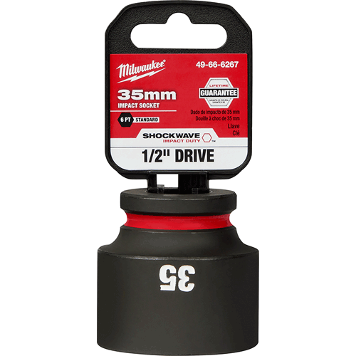 Picture of SHOCKWAVE Impact Duty™ 1/2" Drive 6 Point Socket, Standard, Metric, 35mm