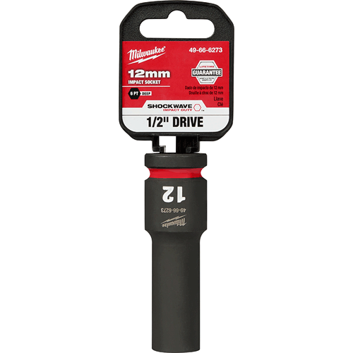 Picture of SHOCKWAVE Impact Duty™ 1/2" Drive 6 Point Socket, Deep, Metric, 12mm