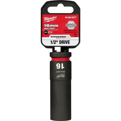 Picture of SHOCKWAVE Impact Duty™ 1/2" Drive 6 Point Socket, Deep, Metric, 126mm