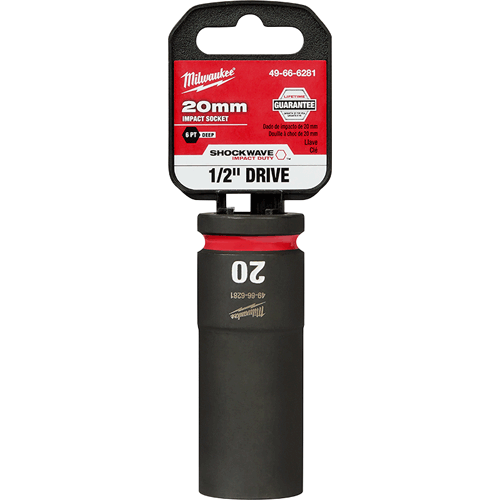 Picture of SHOCKWAVE Impact Duty™ 1/2" Drive 6 Point Socket, Deep, Metric, 20mm