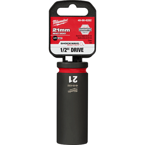 Picture of SHOCKWAVE Impact Duty™ 1/2" Drive 6 Point Socket, Deep, Metric, 21mm