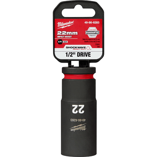 Picture of SHOCKWAVE Impact Duty™ 1/2" Drive 6 Point Socket, Deep, Metric, 22mm