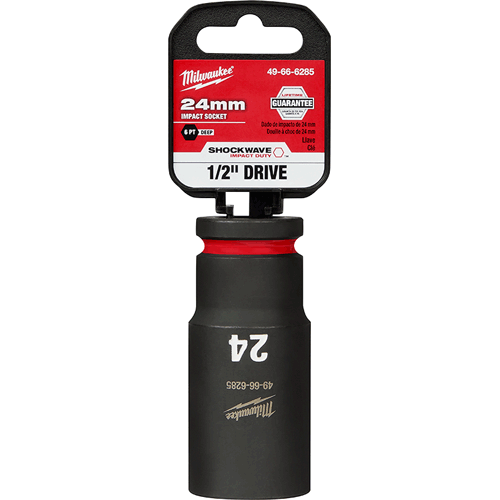 Picture of SHOCKWAVE Impact Duty™ 1/2" Drive 6 Point Socket, Deep, Metric, 24mm