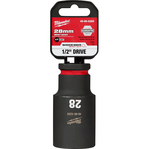 Picture of SHOCKWAVE Impact Duty™ 1/2" Drive 6 Point Socket, Deep, Metric, 28mm