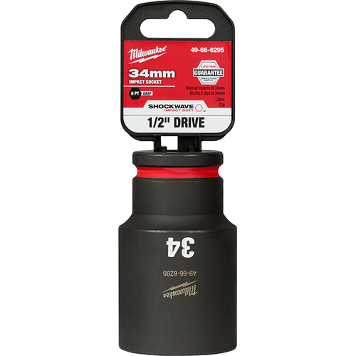 Picture of SHOCKWAVE Impact Duty™ 1/2" Drive 6 Point Socket, Deep, Metric, 34mm