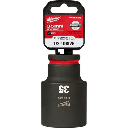 Picture of SHOCKWAVE Impact Duty™ 1/2" Drive 6 Point Socket, Deep, Metric, 35mm