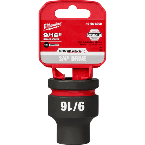 Picture of SHOCKWAVE Impact Duty™ 3/4" Drive 6 Point Socket, Standard, SAE, 9/16"