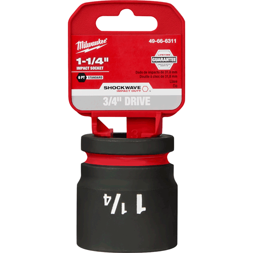 Picture of SHOCKWAVE Impact Duty™ 3/4" Drive 6 Point Socket, Standard, SAE, 1-1/4"