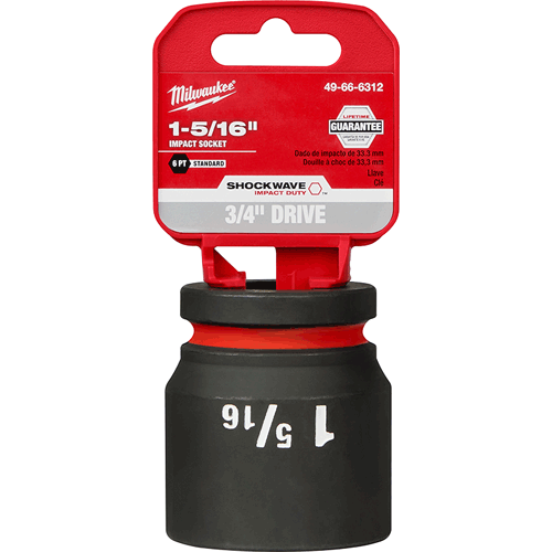 Picture of SHOCKWAVE Impact Duty™ 3/4" Drive 6 Point Socket, Standard, SAE, 1-5/16"