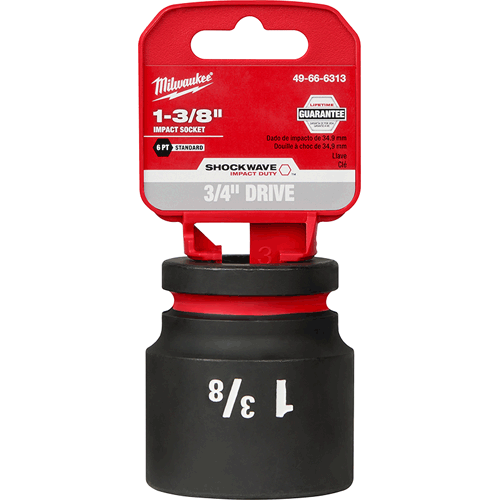 Picture of SHOCKWAVE Impact Duty™ 3/4" Drive 6 Point Socket, Standard, SAE, 1-3/8"