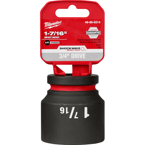 Picture of SHOCKWAVE Impact Duty™ 3/4" Drive 6 Point Socket, Standard, SAE, 1-7/16"