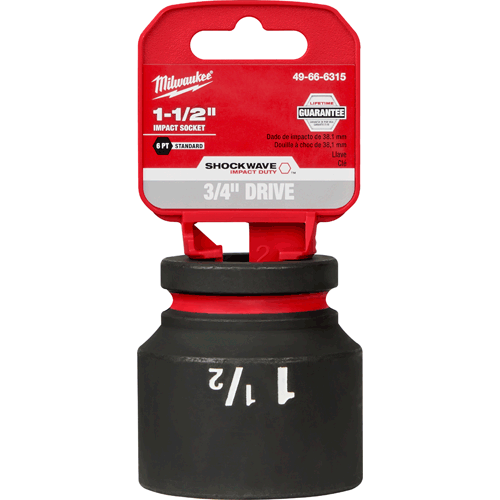 Picture of SHOCKWAVE Impact Duty™ 3/4" Drive 6 Point Socket, Standard, SAE, 1-1/2"