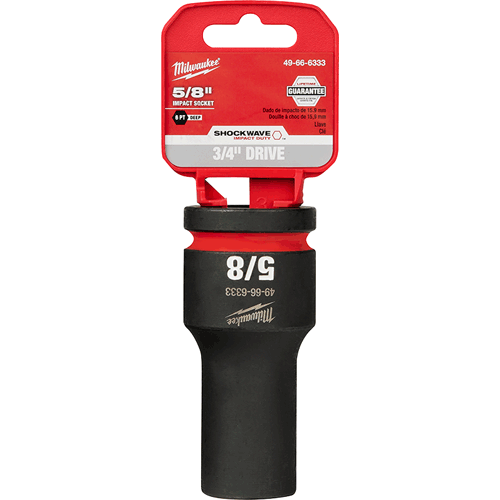Picture of SHOCKWAVE Impact Duty™ 3/4" Drive 6 Point Socket, Deep, SAE, 5/8"
