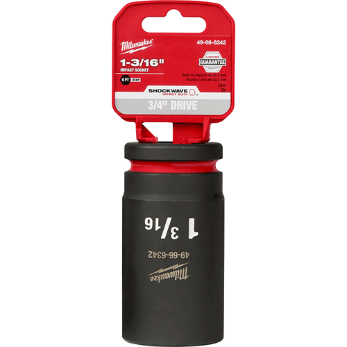 Picture of SHOCKWAVE Impact Duty™ 3/4" Drive 6 Point Socket, Deep, SAE, 1-3/16"