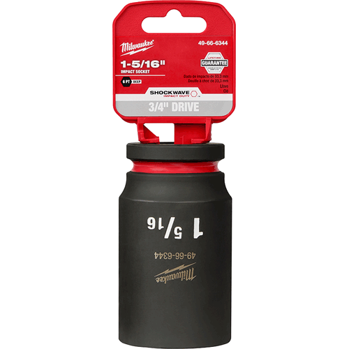 Picture of SHOCKWAVE Impact Duty™ 3/4" Drive 6 Point Socket, Deep, SAE, 1-5/16"