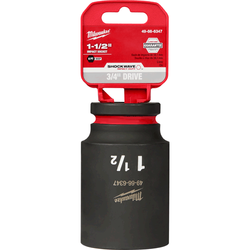 Picture of SHOCKWAVE Impact Duty™ 3/4" Drive 6 Point Socket, Deep, SAE, 1-1/2"