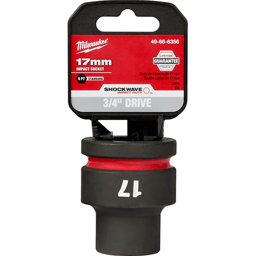 Picture of SHOCKWAVE Impact Duty™ 3/4" Drive 6 Point Socket, Standard, Metric, 17mm