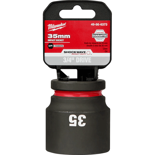 Picture of SHOCKWAVE Impact Duty™ 3/4" Drive 6 Point Socket, Standard, Metric, 35mm