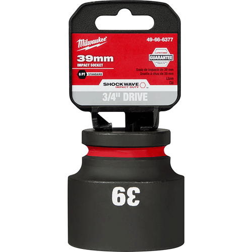 Picture of SHOCKWAVE Impact Duty™ 3/4" Drive 6 Point Socket, Standard, Metric, 39mm