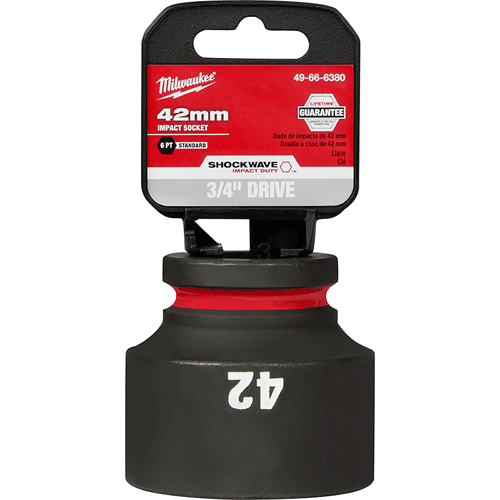 Picture of SHOCKWAVE Impact Duty™ 3/4" Drive 6 Point Socket, Standard, Metric, 42mm