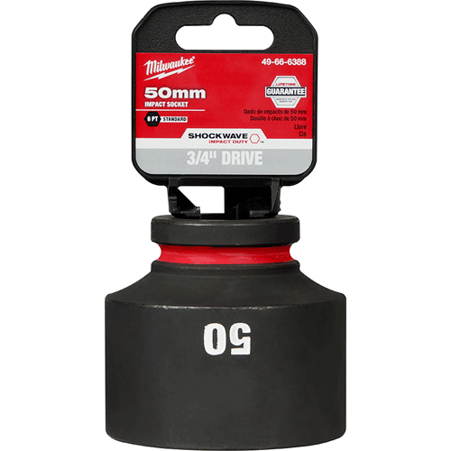 Picture of SHOCKWAVE Impact Duty™ 3/4" Drive 6 Point Socket, Standard, Metric, 0mm