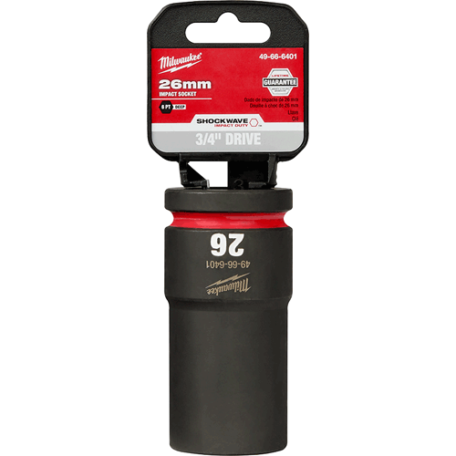 Picture of SHOCKWAVE Impact Duty™ 3/4" Drive 6 Point Socket, Standard, Metric, 26mm