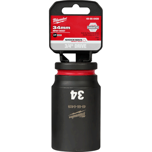 Picture of SHOCKWAVE Impact Duty™ 3/4" Drive 6 Point Socket, Standard, Metric, 34mm