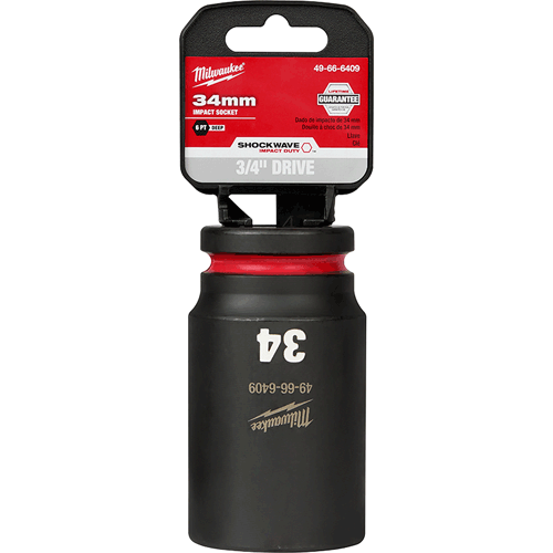 Picture of SHOCKWAVE Impact Duty™ 3/4" Drive 6 Point Socket, Standard, Metric, 34mm