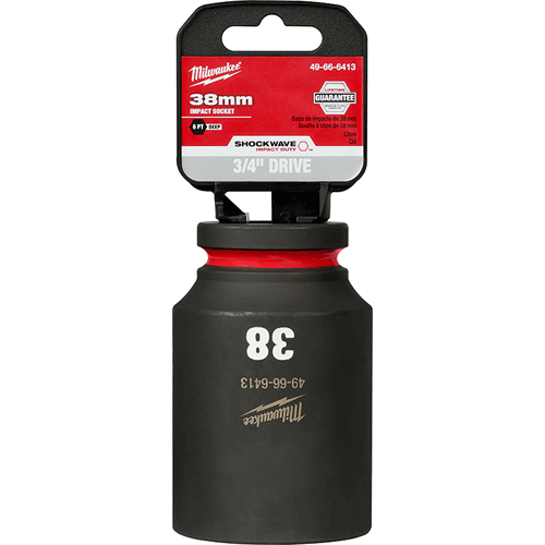 Picture of SHOCKWAVE Impact Duty™ 3/4" Drive 6 Point Socket, Standard, Metric, 38mm