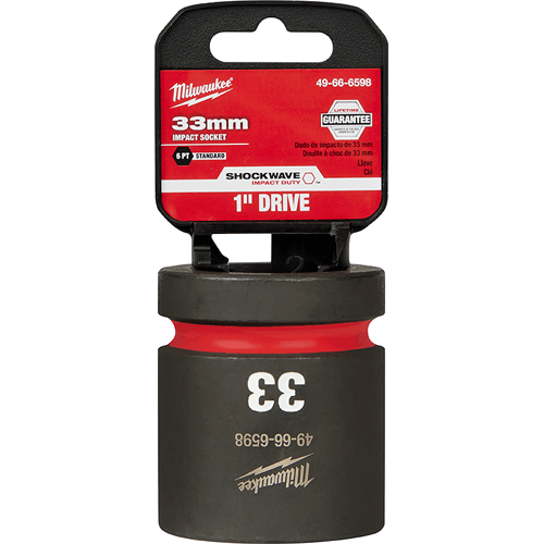 Picture of SHOCKWAVE Impact Duty™ 1" Drive 6 Point Socket, Metric, 33mm