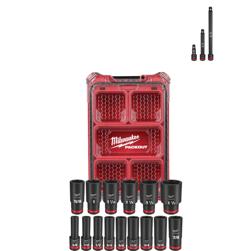 Picture of SHOCKWAVE Impact Duty™ Socket 1/2” Dr 15PC SAE PACKOUT Set