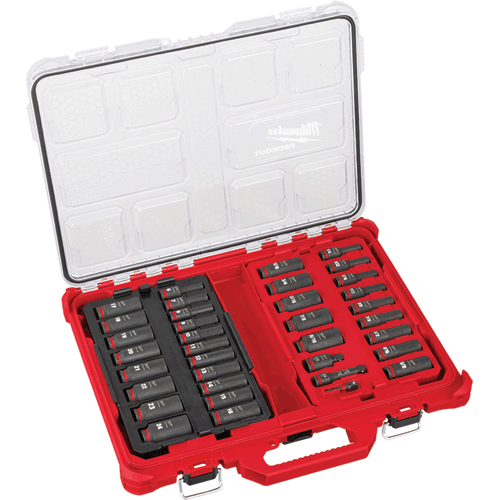 Picture of 36 Pc. SHOCKWAVE™ Impact Duty Socket 3/8" Drive Set with PACKOUT™
