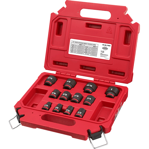 Picture of 12 Pc. SHOCKWAVE Impact Duty™ 3/8" Drive SAE Standard 6 Point Socket Set