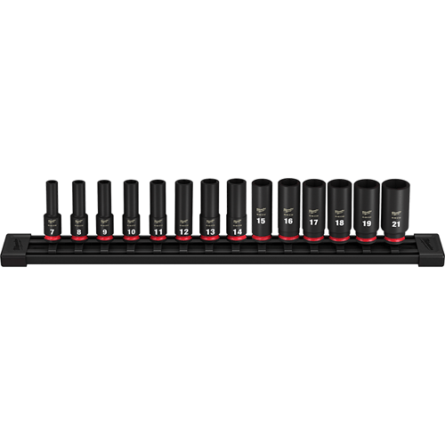 Picture of 14 Pc. SHOCKWAVE Impact Duty™ 3/8" Drive Metric Deep 6 Point Socket Set