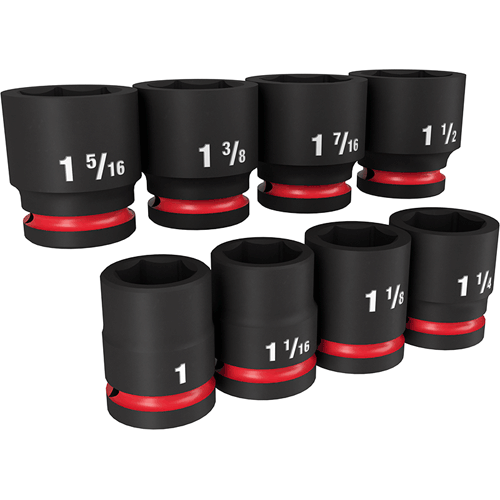 Picture of 8 Pc. SHOCKWAVE Impact Duty™ 3/4" Drive SAE Standard 6 Point Socket Set