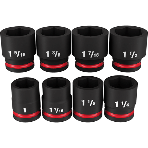 Picture of 8 Pc. SHOCKWAVE Impact Duty™ 3/4" Drive SAE Standard 6 Point Socket Set