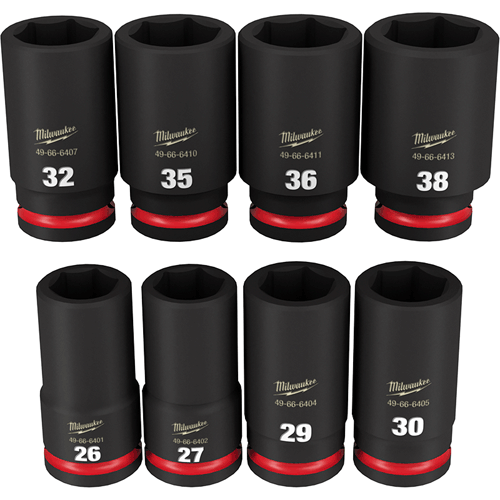 Picture of 8 Pc. SHOCKWAVE Impact Duty™ 3/4" Drive Metric Deep 6 Point Socket Set