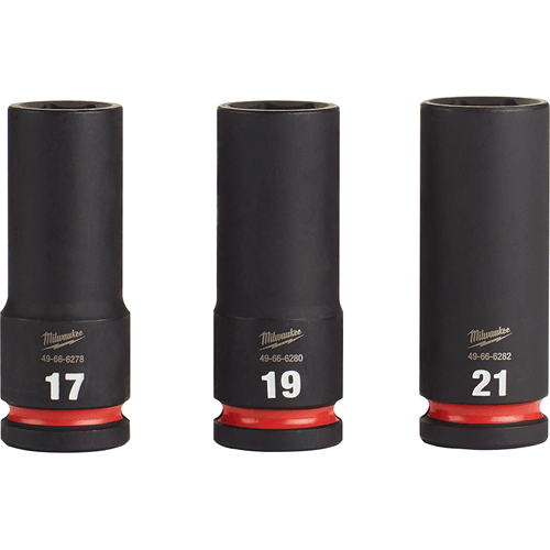 Picture of 3 Pc. SHOCKWAVE Impact Duty™ 1/2" Drive Metric Deep 6 Point Socket Set
