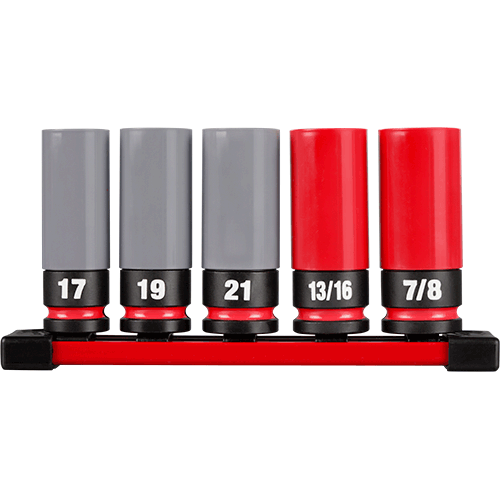 Picture of SHOCKWAVE Impact Duty™ 1/2 Drive SAE & Metric 5PC Lug Nut Wheel Socket Set