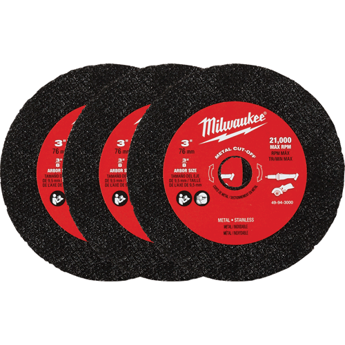 Picture of 3" Metal Cut Off Wheel, 3 Pk.