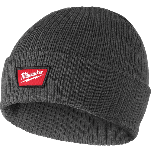 Picture of Rib-Knit Cuffed Beanie, Dark Gray
