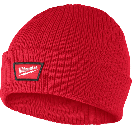 Picture of Rib-Knit Cuffed Beanie, Red