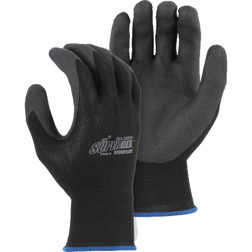 Picture of Lightweight SuperDex Hydropellent Palm Dipped Glove on 13-Gauge Knit Liner, Medium